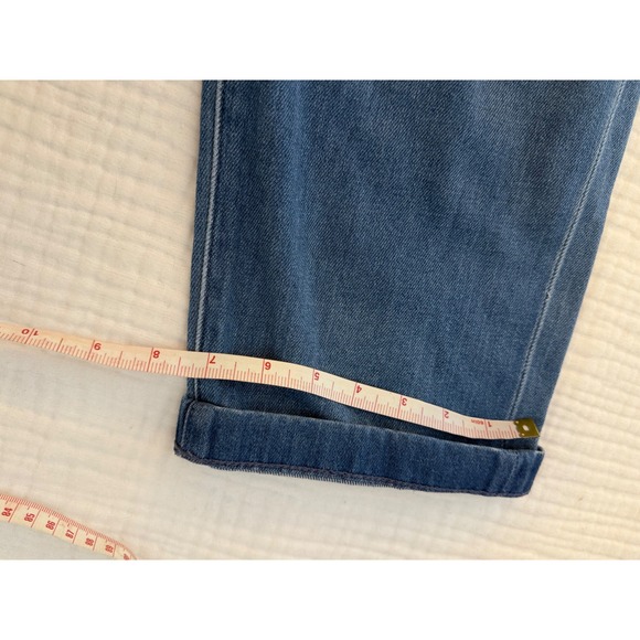 Chicos Denim Utility Crop Jeans Pants Size 1.5 US 10 New cuffed - Picture 7 of 12